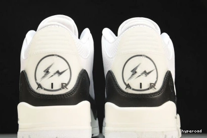 Hyperoad WHITE FRAGMENT JORDAN BLACK AIR 3 0828